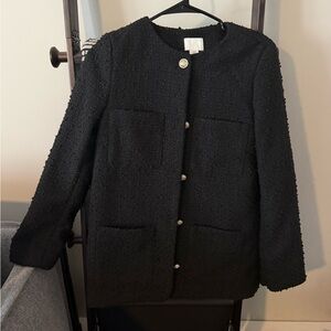 H&M Textured Black Blazer